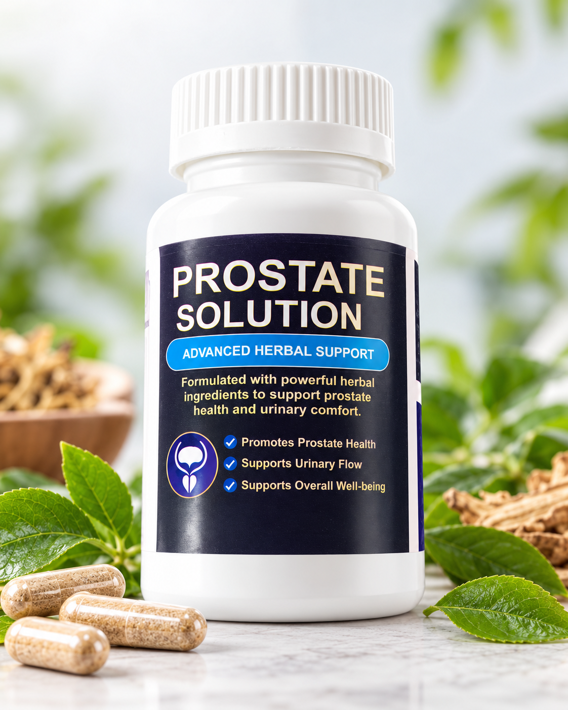 Prostate Solution – Advanced Herbal Support Supplement